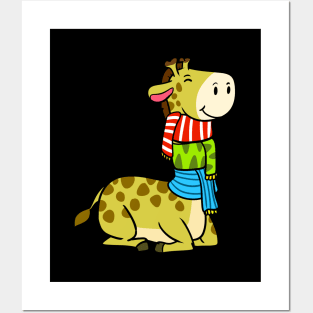 Chilly Giraffe Posters and Art